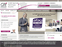 Tablet Screenshot of entreprises.ca-martinique.fr
